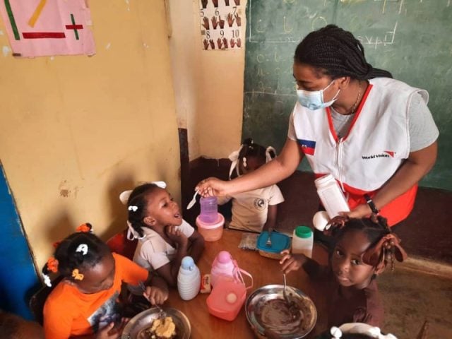 Deworming activities are on-going in schools
