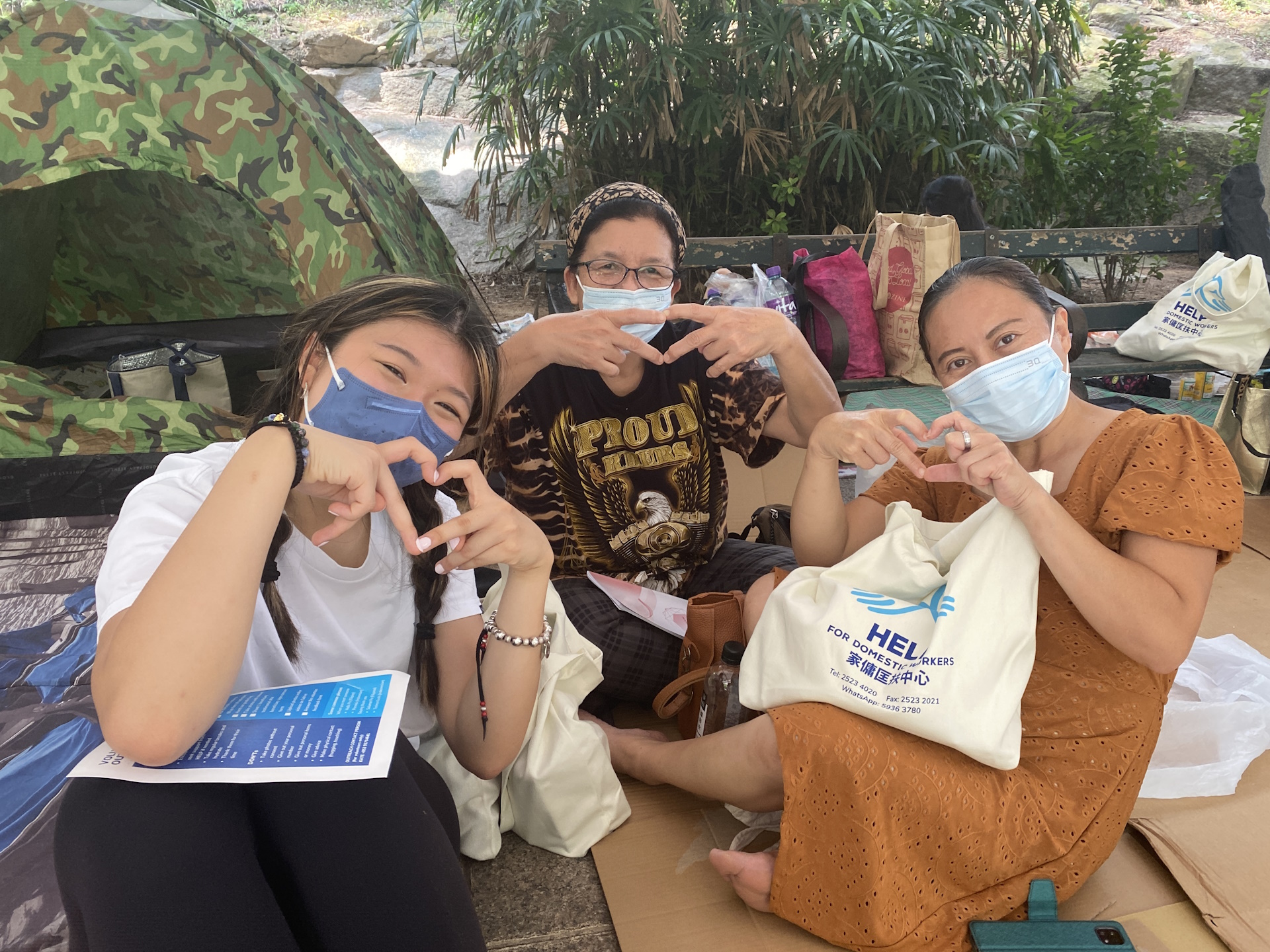 Youth Leaders organised an outreach event to inform and educate Hong Kong's migrant worker community with useful information.